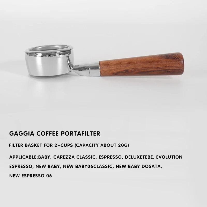 Bottomless 58MM  Naked Portafilter For Gaggia Classic