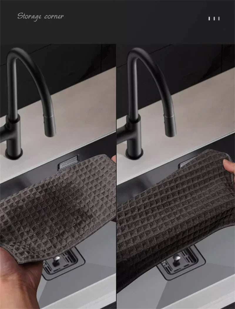 Absorbent Microfiber Cleaning Cloth Towel