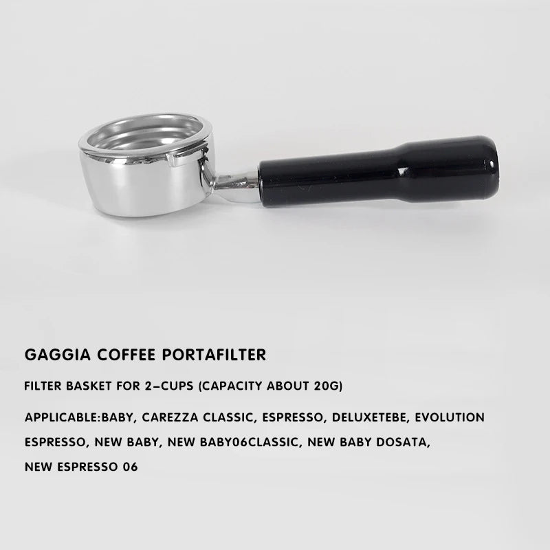Bottomless 58MM  Naked Portafilter For Gaggia Classic