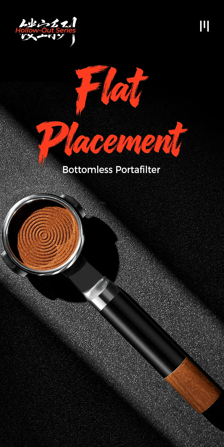 IKAPE Openwork Bottomless Portafilter