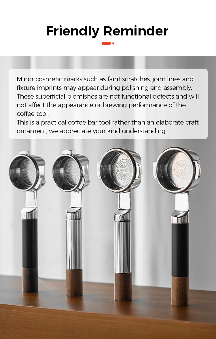 IKAPE Openwork Bottomless Portafilter