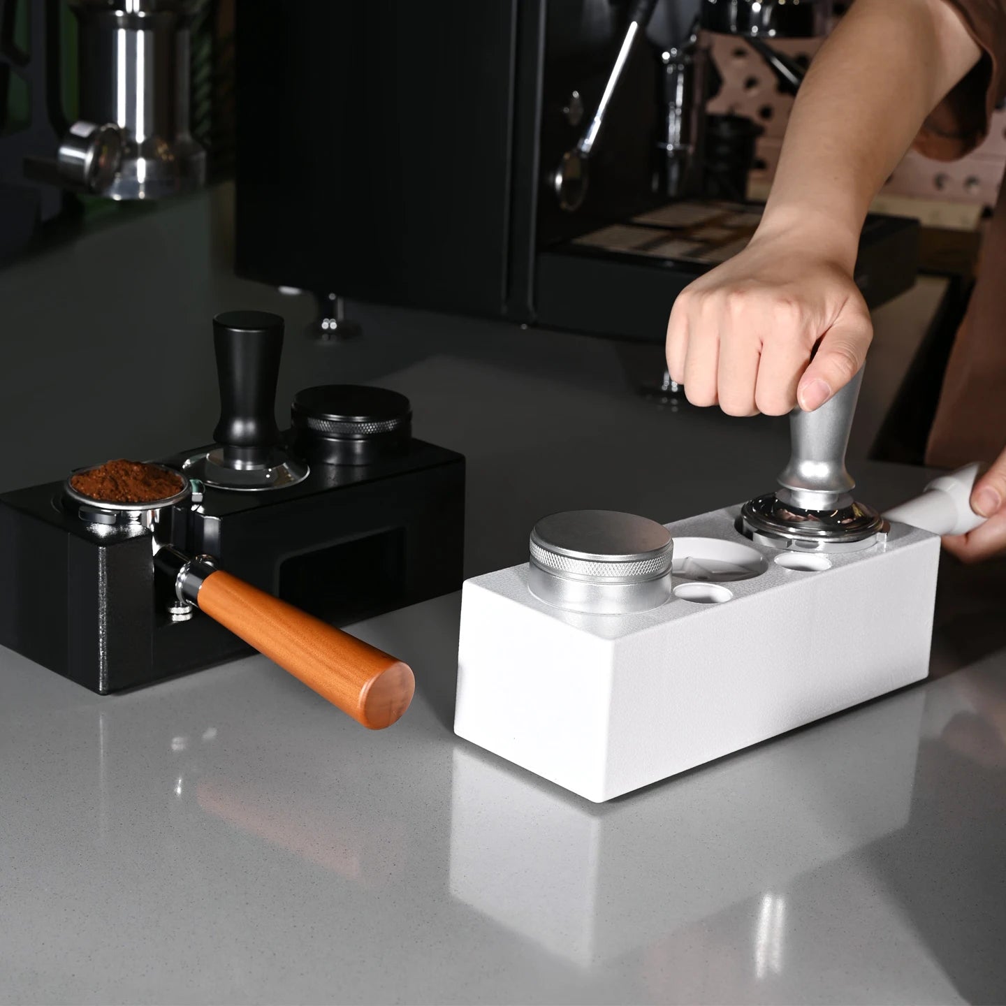Coffee Tamping Station