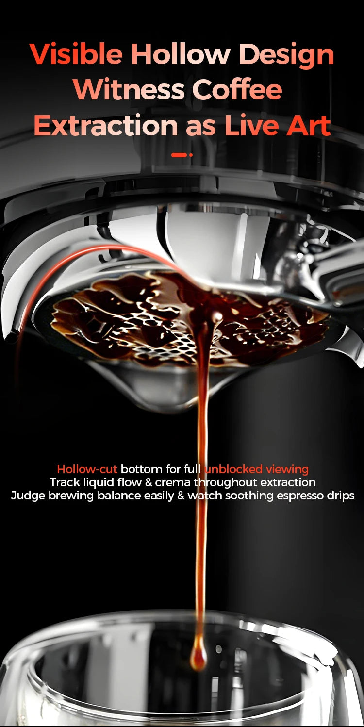 IKAPE Openwork Bottomless Portafilter