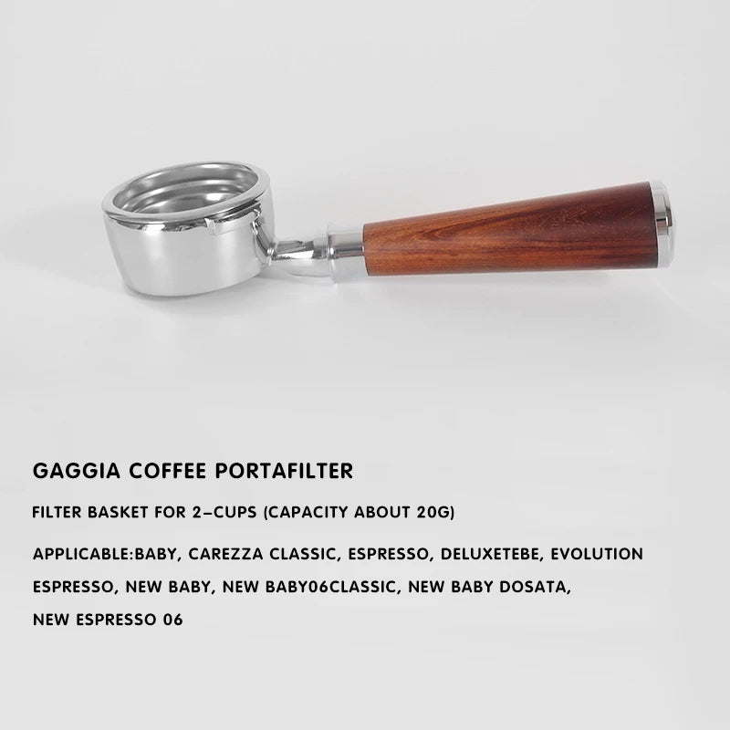 Bottomless 58MM  Naked Portafilter For Gaggia Classic