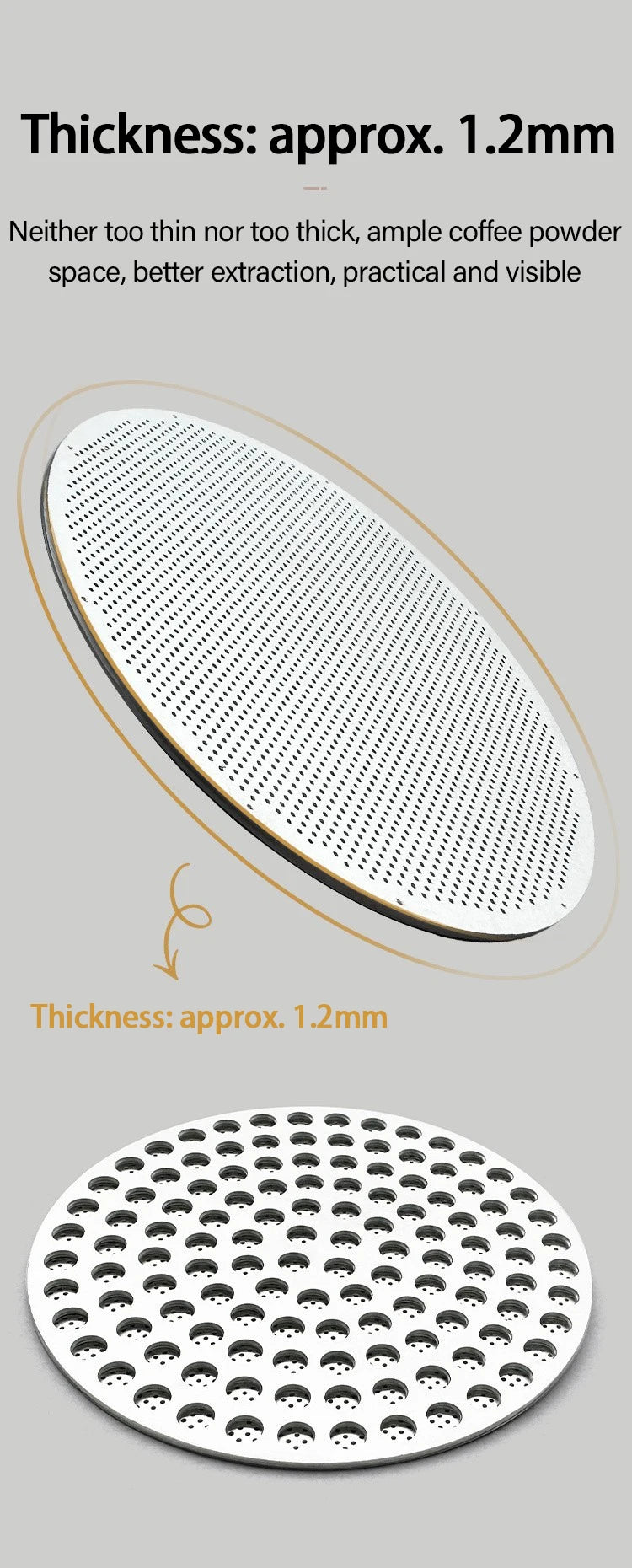 Coffee Puck Screen - Double Layer