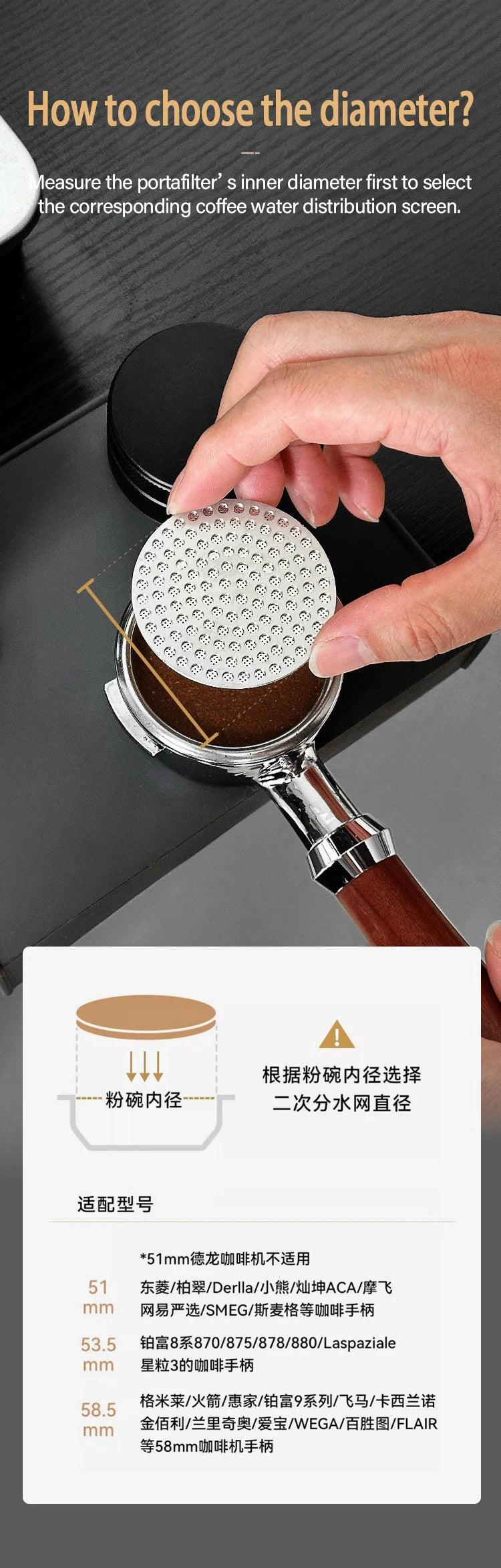 Coffee Puck Screen - Double Layer