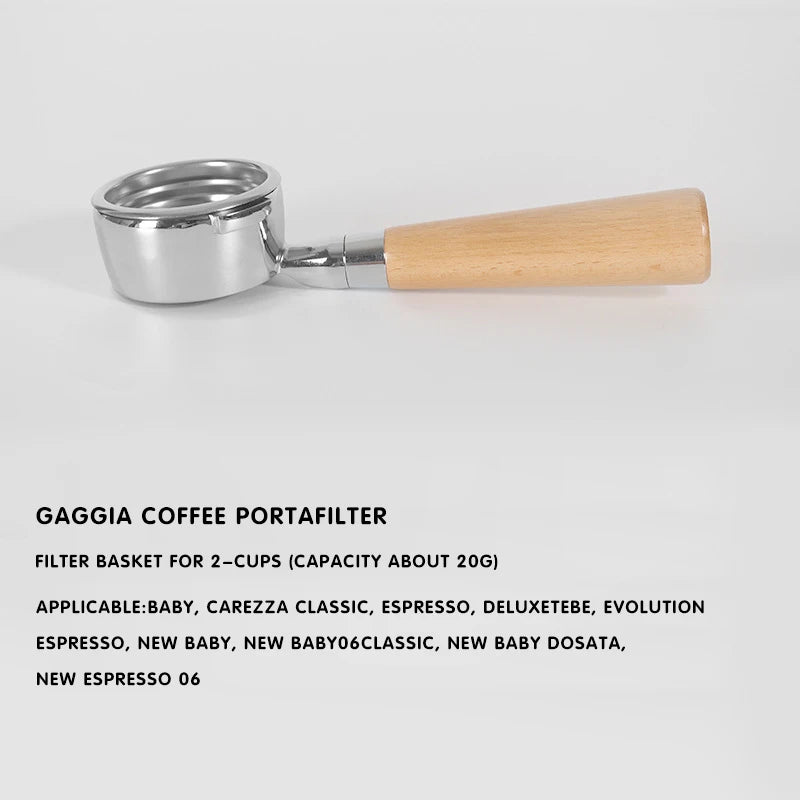 Bottomless 58MM  Naked Portafilter For Gaggia Classic
