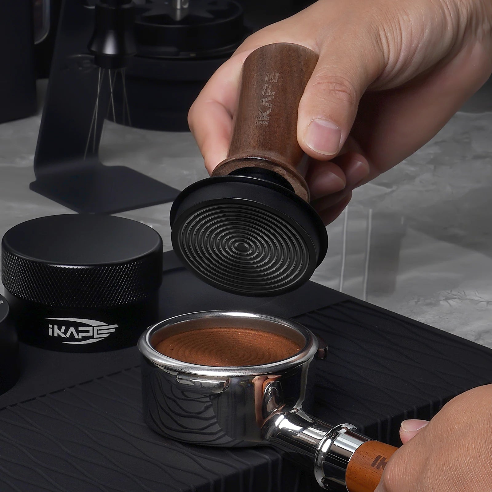 IKAPE Coffee Wooden Tamper V3